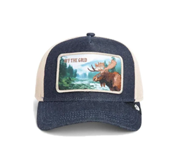 BASEBALL CAP STAYCATION GRAY DENIM ALCE